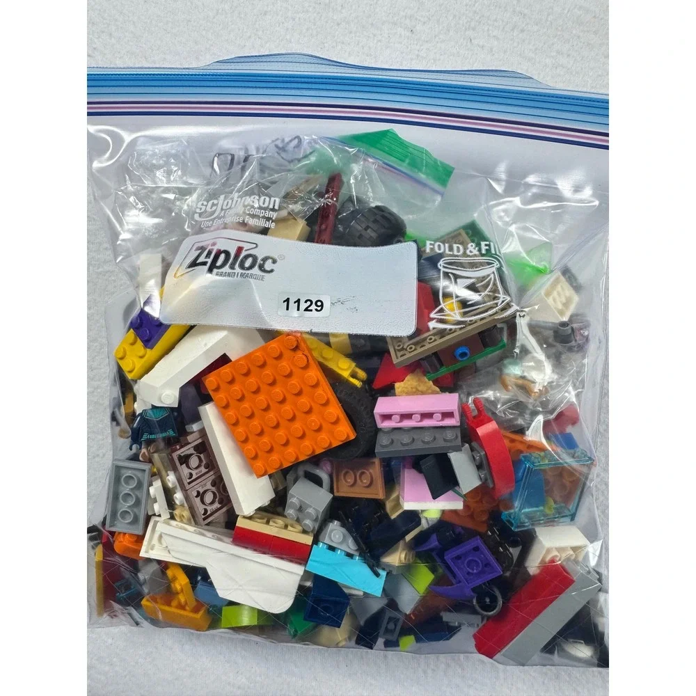Creative LEGO 1LBS Bulk Bricks Lot Multicolor Assorted Pieces Baseplate